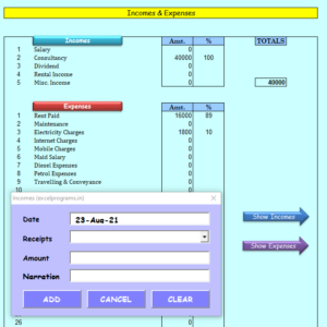 Incomes & Expenses Ver 7.9