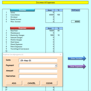 Incomes & Expenses Ver 7.9