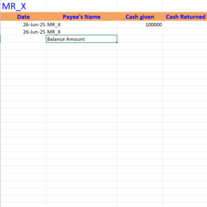 Advance against Expenses Ver 5.9 TUP Eng