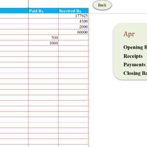 Cash Book 12 Sheets Ver 3.3 T