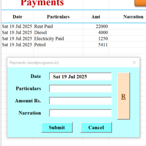 Receipts & Payments Ver T 7.3