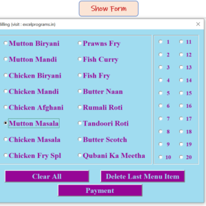 Restaurant Billing Simplest Ver 8.1 T