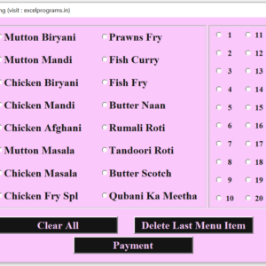 Restaurant Billing Simplest Ver 8.1 T