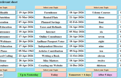 Deadlines Tracker Ver 6.3T